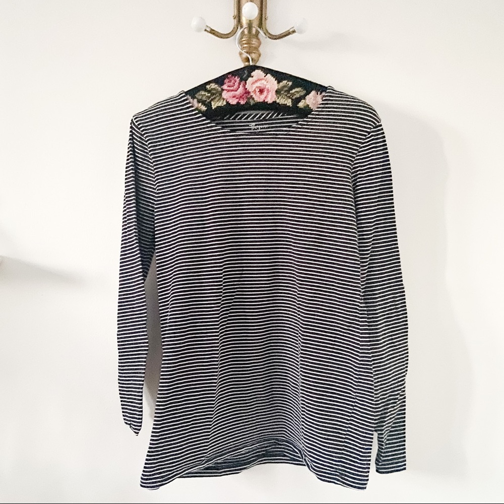 THYME Maternity Striped Tee